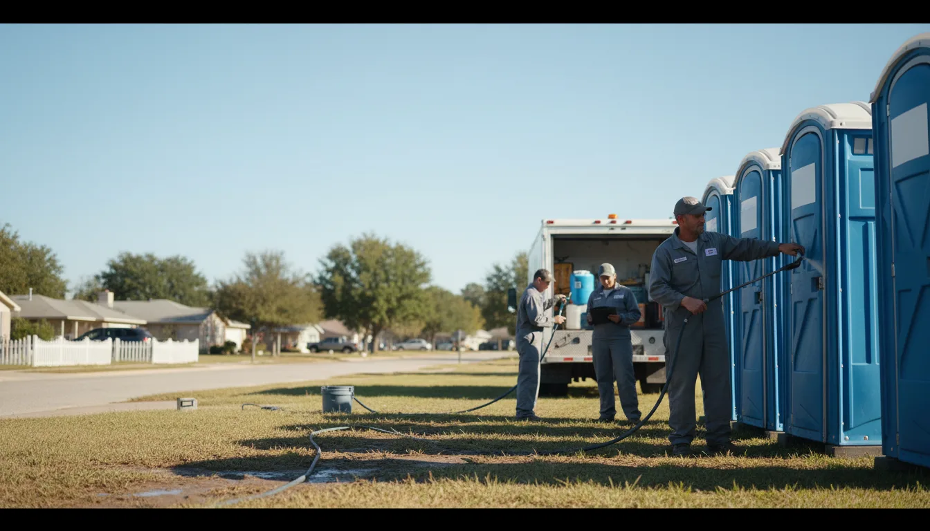 Long-Term Portable Toilet Rental in China Spring, TX near me
